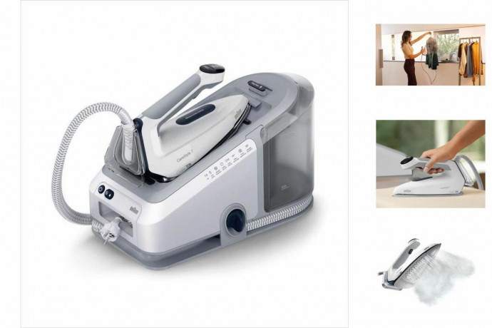 Braun Braun Dampfbugeleisen Vertikale Dampfbugeleisen Braun IS7262 CARESTYLE 7 PRO 2700 W Паровой утюг Braun Вертикальный паровой утюг Braun IS7262 CARESTYLE 7 PRO 2700 W