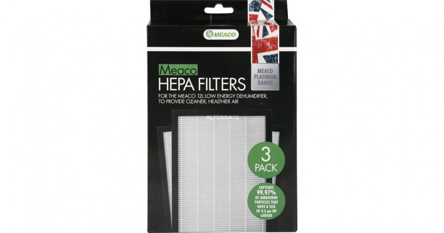 Meaco Meaco Platinum 12 HEPA-Filter, 3 Stuck fur Meaco 20L LowEnergy Platinum Luftentfeuchter Фильтры HEPA Meaco Platinum 12, 3 шт. для осушителя Meaco 20L LowEnergy Platinum