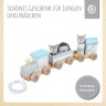 bieco Nachziehspielzeug Holz Bauklotze  Holztiere Holzzug Holzbausteine Steckspiel Nachziehspielzeug Игрушка-тяни деревянные строительные блоки деревянные животные деревянный поезд деревянные строительные блоки подключаемая игра игрушка-тяни