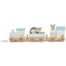 bieco Nachziehspielzeug Holz Bauklotze  Holztiere Holzzug Holzbausteine Steckspiel Nachziehspielzeug Игрушка-тяни деревянные строительные блоки деревянные животные деревянный поезд деревянные строительные блоки подключаемая игра игрушка-тяни