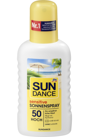 SUNDANCE Sonnenspray Солнцезащитный спрей sensitive LSF 50, 200 мл
