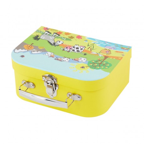 bieco Spielkoffer Kinder Mini Reisekoffer Spielzeug Kofferchen Gutscheinverpackung Spielkoffer Игровой футляр