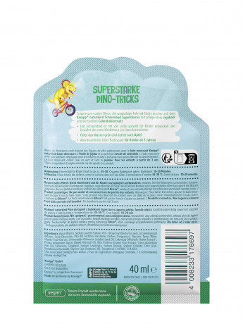 Kneipp Schaumbad Supersaurus, 40 ml, Kneipp детская пена для ванны Supersaurus с жожоба и календулой, 40 мл