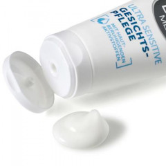Balea MEN Gesichtscreme Ultra Sensitive, 50 ml, Лёгкий крем-гель для чувствительной кожи лица Ultra Sensitive без отдушки, 50 мл