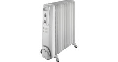 DeLonghi DeLonghi Ol-Radiator KH771230V weiss, 2.500 Watt, zusatzliches 500 Watt Geblase-Heizelement  weiss Масляный радиатор DeLonghi KH771230V белый, 2500 Вт, дополнительный обдувочный нагревательный элемент мощностью 500 Вт