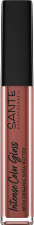 SANTE Intense Color Gloss 02 Soothing Terra, 5.3 g, Санте Блеск для губ Intense Color Gloss, оттенок 02 Soothing Terra, землистый нюд, 5,3 г