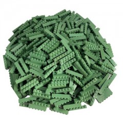 LEGO LEGO 1x6 Steine Sandgrun - 50 Stuck - Sand green bricks 3009 LEGO 1x6 кирпичи Sandgreen - 50 штук - Зеленый песок кирпичи 3009