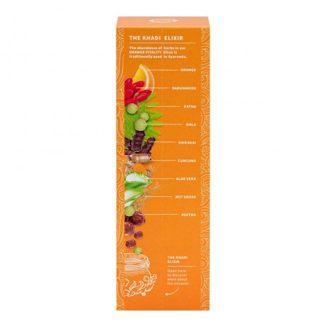 Khadi Naturkosmetik Shampoo Orange Vitality 200ml Шампунь Апельсин Живучесть 200мл