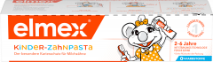 elmex Zahnpasta Kinder, 2-6 Jahren, 50 ml, Детская зубная паста для защиты молочных зубов от кариеса с фторидом, 2–6 лет, 50 мл
