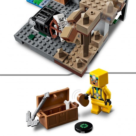LEGO Minecraft 21189 Das Skelettverlies ЛЕГО Подземелье скелетов