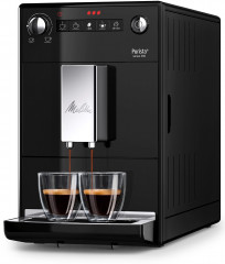 Melitta Melitta Kaffeevollautomat Purista F230-102, schwarz, Lieblingskaffee-Funktion, kompakt  extra leise  Полностью автоматическая кофемашина Melitta Purista F230-102, черная, функция любимого кофе, компактная, очень тихая