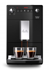 Melitta Melitta Kaffeevollautomat Purista F230-102, schwarz, Lieblingskaffee-Funktion, kompakt  extra leise  Полностью автоматическая кофемашина Melitta Purista F230-102, черная, функция любимого кофе, компактная, очень тихая