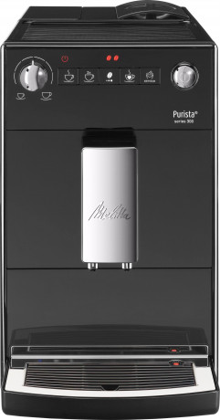 Melitta Melitta Kaffeevollautomat Purista F230-102, schwarz, Lieblingskaffee-Funktion, kompakt extra leise Полностью автоматическая кофемашина Melitta Purista F230-102, черная, функция любимого кофе, компактная, очень тихая