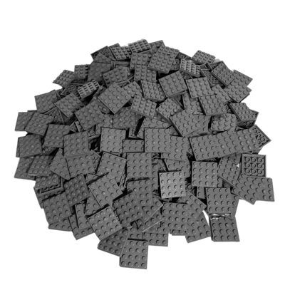LEGO LEGO Dunkelgrau 4x4 Platten - flache Platten - Dark Bluish Grey Plate 3031 - 250x LEGO Темно-серые пластины 4x4 - плоские пластины - Темно-голубовато-серая пластина 3031 - 250x