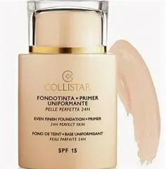 Collistar Even Finish Foundation, Коллистар База под макияж + тональное средство c SPF15, Nr. 1 Ivory, 35 мл