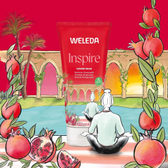 Weleda Organic Pomegranate Creamy Body Wash, 200 ml Органический кремообразный гель для душа Weleda с гранатом, 200 мл