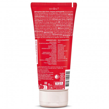 Weleda Organic Pomegranate Creamy Body Wash, 200 ml Органический кремообразный гель для душа Weleda с гранатом, 200 мл