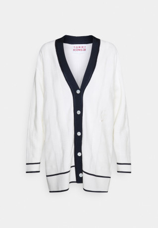 Tommy Hilfiger ICON CHECK  Cardigan ecru ICON CHECK Кардиган экрю