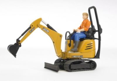Bruder BRUDER 62002 bworld JCB Mikrobagger 8010 CT Микроэкскаватор BRUDER 62002 bworld JCB 8010 CT