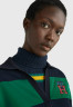 Tommy Hilfiger RUGBY STRIPE MONOGRAM Polo shirt desert sky prep green stp РЕГБИ ПОЛОСКА МОНОГРАММА Рубашка поло небо в пустыне подготовка зеленый стп