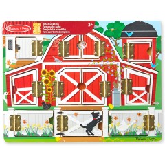 Melissa  Doug Magnetischer Bauernhof aus Holz zum Versteckspielen Магнитная деревянная ферма для игры в прятки