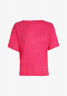 Tommy Hilfiger RELAXED FIT Basic T-shirt bright cerise pink RELAXED FIT Базовая футболка ярко-вишнево-розовый