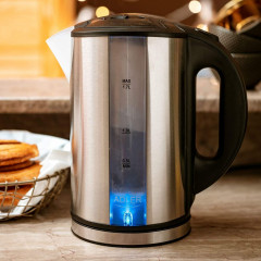 TronicXL TronicXL Wasserkocher Edelstahl wasserkocher gross Familie 1,7l 1,7 Liter Tee Wasser Kocher  Чайник TronicXL, чайник из нержавеющей стали, большая семья чайник для чая, 1,7 литра