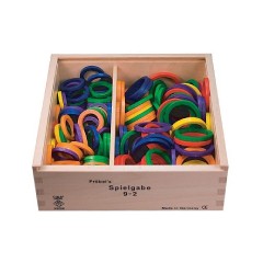 SINASPIELZEUG Holzspielzeug Frobel Gabe 9-2 Ringe 46mm Деревянная игрушка Frobel Gabe 9-2 кольца 46мм