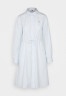 Tommy Hilfiger ITHAKA KNEE SHIRT DRESS  Shirt dress blue ПЛАТЬЕ-РУБАШКА ITHACA KNEE SHIRT DRESS Платье-рубашка синий