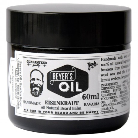 Beyer's Oil Beard Balm Eisenkraut Бальзам для бороды Вербена