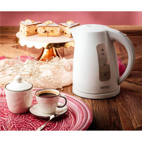 Camry Camry Wasserkocher CR 1255w, 1.7 l, 2200 W, Kunststoff, weiss  Чайник Camry CR 1255w, 1,7 л, 2200 Вт, пластик, белый