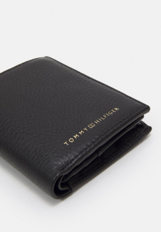 Tommy Hilfiger PREMIUM TRIFOLD UNISEX Wallet black ПРЕМИУМ ТРОЙНОЙ ФОЛД УНИСЕКС Бумажник черный