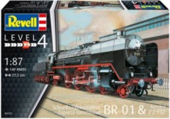 Revell Schwere Schnellzuglok BR01 mit Tender 22 T32 1:87 Тяжелый экспресс-локомотив БР01 с тендером 22 Т32 Масштаб 1:87