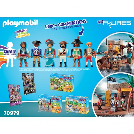 PLAYMOBIL My Figures: Island of the Pirates Мои фигурки: Остров пиратов