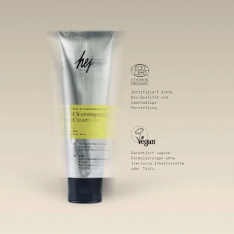 hej ORGANIC Reinigungscreme Soft Exfoliating Cleansing Cream 100 ml, Очищающий крем Soft Exfoliating Cleansing Cream, 100 мл