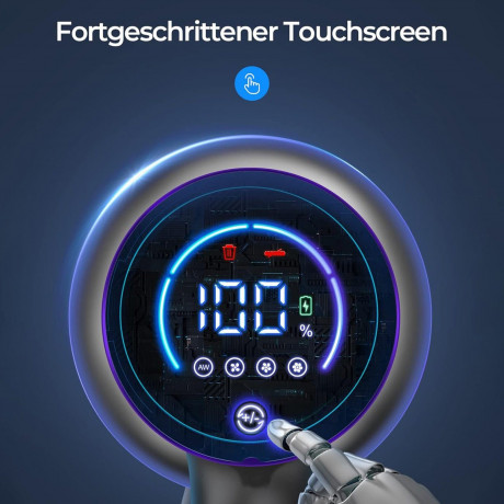 TAB TAB Akku-Hand-und Stielstaubsauger E3, Staubsauger Kabellos mit 33000pa Saugkraft, 400,00 W, Handstaubsauger beutellos, Auto Staubsauger, Bis zu 50 Min Laufzeit, 1.5L Staubbehalter  Беспроводной ручной пылесос TAB E3, беспроводной пылесос с мощностью 