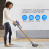 TAB TAB Akku-Hand-und Stielstaubsauger E3, Staubsauger Kabellos mit 33000pa Saugkraft, 400,00 W, Handstaubsauger beutellos, Auto Staubsauger, Bis zu 50 Min Laufzeit, 1.5L Staubbehalter  Беспроводной ручной пылесос TAB E3, беспроводной пылесос с мощностью 