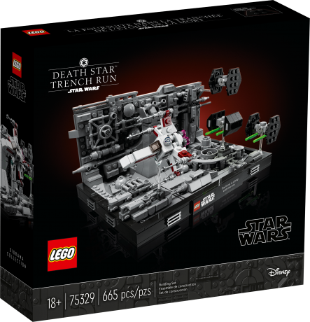 Lego Death Star Trench Run Diorama Диорама Death Star Trench Run
