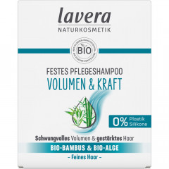 LAVERA Festes Pflegeshampoo Volumen &amp; Kraft, 50 g, Лавера Твёрдый шампунь для объёма и укрепления волос, био-алоэ вера и био-киноа, 50 г