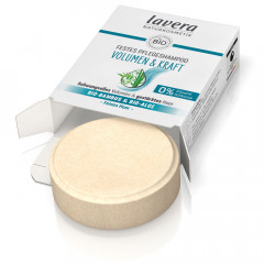 LAVERA Festes Pflegeshampoo Volumen &amp; Kraft, 50 g, Лавера Твёрдый шампунь для объёма и укрепления волос, био-алоэ вера и био-киноа, 50 г