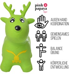 Pink Papaya Hupftier Reh копытное животное олень