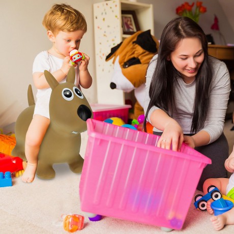 relaxdays Hupftier Hund hellbraun Копытная собака светло-коричневая