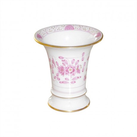 Meissen Meissen 'Neuer Ausschnitt - Indische Malerei purpur Goldpunkte mit Goldrand' Vase 9 cm Meissen "New Section - Индийская роспись фиолетовыми золотыми точками с золотым ободком" Ваза 9 см