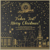 Henry Lambertz Adventskalender, Henry Lambertz адвент-календарь 2026 с пряниками, домино, марципаном и шоколадом, 25 изделий, 290 г