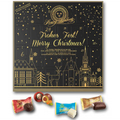 Henry Lambertz Adventskalender, Henry Lambertz адвент-календарь 2026 с пряниками, домино, марципаном и шоколадом, 25 изделий, 290 г