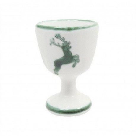 Gmundner Keramik Gmundner Keramik Gruner Hirsch Eierbecher glatt d: 4,9 cm / h: 7,5 cm Подставка для яиц Gmundner Ceramics Green Deer гладкая d: 4,9 см / высота: 7,5 см
