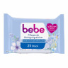 bebe pflegende Reinigungstuecher, 25 Stueck, bebe ухаживающие салфетки для снятия макияжа с кокосовой водой для сухой и чувствительной кожи, 25 шт.