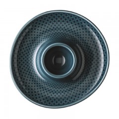 Rosenthal Rosenthal Junto Ocean Blue - Porzellan Eierbecher mit Ablage 13 cm Rosenthal Junto Ocean Blue - Подставка для яиц фарфоровая с полкой 13 см