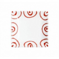 Gmundner Keramik Gmundner Keramik Rotgeflammt Snackschale 11x11x2,8 cm Миска для закусок Gmundner керамическая пламенная красная 11x11x2,8 см