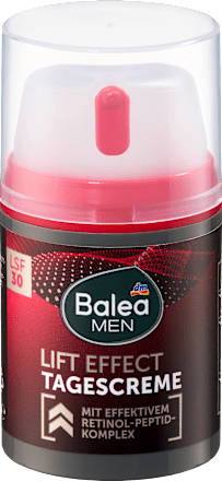 Balea MEN Gesichtscreme Lift Effect LSF 30, 50 ml, Дневной крем Lift Effect SPF 30 для более гладкого вида зрелой кожи, 50 мл